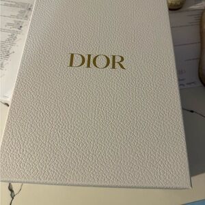 Dior White Textured Box